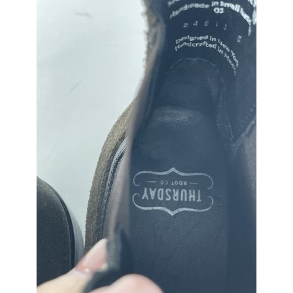 Thursday Boot Co Women's Duchess Chelsea Pull On Boots Black Leather Size 8.5 - Picture 9 of 10